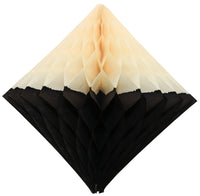3-Pack 12 Inch Honeycomb Diamonds - Two-Tone Colors