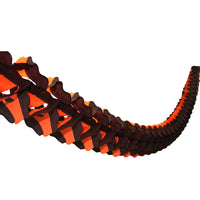 Black & Orange Halloween Oval Garland, 12 Foot