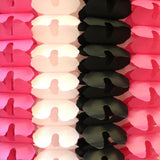 6-Piece Princess Party Garlands, 12 Foot (Black, Hot Pink, Light Pink)