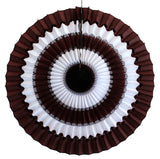 16 Inch Striped Tissue Fans - 3-pack - MULTIPLE COLOR OPTIONS