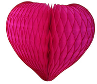 3-Pack 8 Inch Honeycomb Hearts - MULTIPLE COLORS