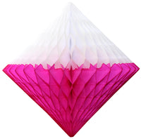 3-Pack 12 Inch Honeycomb Diamonds - Two-Tone Colors