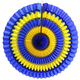 16 Inch Striped Tissue Fans - 6-pack - MULTIPLE COLOR OPTIONS