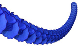 12 Foot Tissue Paper Oval Garland - Solid Colors (1 Garland)