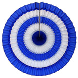 16 Inch Striped Tissue Fans - 6-pack - MULTIPLE COLOR OPTIONS
