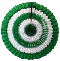 16 Inch Striped Tissue Fans - 6-pack - MULTIPLE COLOR OPTIONS