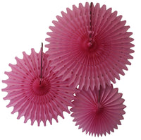 3-Piece Tissue Fans - 13, 18, 21 Inch - MULTIPLE COLORS