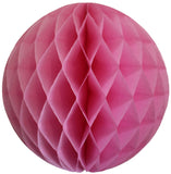 Medium 12 Inch Honeycomb Balls (3-Pack) - Solid Colors
