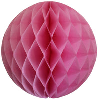 Small 8 Inch Honeycomb Balls (3-Pack) - Solid Colors