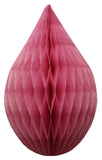 Mini 5 Inch Honeycomb Drop Decorations - 6-Pack - MULTIPLE COLORS