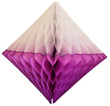 3-Pack 12 Inch Honeycomb Diamonds - Two-Tone Colors