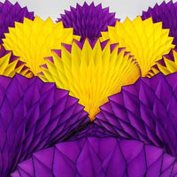 2-Pack 18 Inch Honeycomb Diamond Decorations - Solid Colors