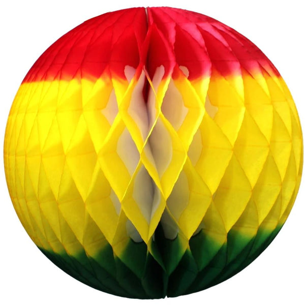 Rasta Honeycomb Balls, 3-Pack (Assorted Sizes)