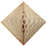 2-Pack 18 Inch Honeycomb Diamond Decorations - Solid Colors