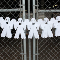 Ghost Tissue Paper Garland, 12 Foot