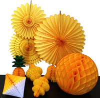 11 Inch Honeycomb Lantern Decoration - 6-Pack - MULTIPLE COLORS