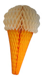 20 Inch Ice Cream Honeycomb Decoration - 3-Pack - ALL COLORS