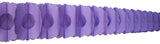6-Pack 12 Foot Tissue Paper Oval Garlands - Solid Colors
