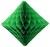 2-Pack 18 Inch Honeycomb Diamond Decorations - Solid Colors