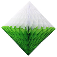 3-Pack 12 Inch Honeycomb Diamonds - Two-Tone Colors
