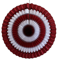 16 Inch Striped Tissue Fans - 3-pack - MULTIPLE COLOR OPTIONS