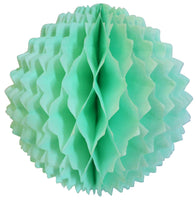 Small 7 Inch Honeycomb Spike Ball Decoration (3-pack) - Solid Colors