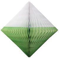 3-Pack 12 Inch Honeycomb Diamonds - Two-Tone Colors