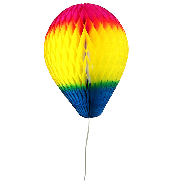 11 Inch Rainbow Striped Honeycomb Balloon - MULTIPLE OPTIONS