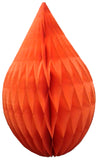 Mini 5 Inch Honeycomb Drop Decorations - 6-Pack - MULTIPLE COLORS