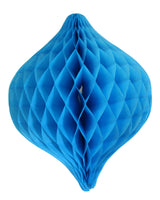 12 Inch Honeycomb Oval Ornament Decoration - 6-Pack - MULTIPLE COLORS