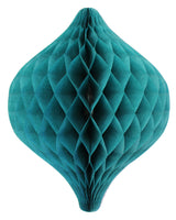 12 Inch Honeycomb Oval Ornament Decoration - 6-Pack - MULTIPLE COLORS