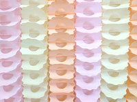 14-Piece Set of Pastel Tissue Paper Fruits & Garlands