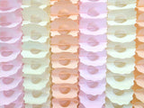 14-Piece Set of Pastel Tissue Paper Fruits & Garlands
