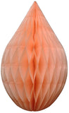 Mini 5 Inch Honeycomb Drop Decorations - 6-Pack - MULTIPLE COLORS