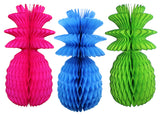 13 Inch Pineapple Decorations (Assorted Color 3-pack)