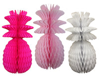 13 Inch Pineapple Decorations (Assorted Color 3-pack)