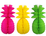 13 Inch Pineapple Decorations (Assorted Color 3-pack)