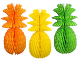 13 Inch Pineapple Decorations (Assorted Color 3-pack)