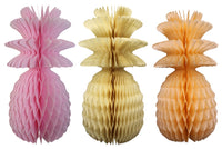 13 Inch Pineapple Decorations (Assorted Color 3-pack)