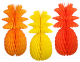 13 Inch Pineapple Decorations (Assorted Color 3-pack)