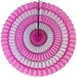 16 Inch Striped Tissue Fans - 3-pack - MULTIPLE COLOR OPTIONS