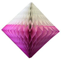 3-Pack 12 Inch Honeycomb Diamonds - Two-Tone Colors