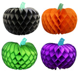10 Inch Pumpkins- Halloween Theme (4-Piece, Assorted Options)