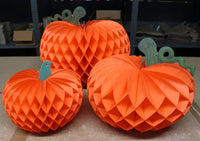 10 Inch Honeycomb Pumpkins (3-pack)