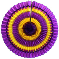 16 Inch Striped Tissue Fans - 6-pack - MULTIPLE COLOR OPTIONS