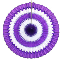 16 Inch Striped Tissue Fans - 3-pack - MULTIPLE COLOR OPTIONS
