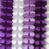 6-Piece Party Garlands, 12 Foot (Purple, Lavender, White)