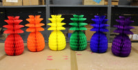 13 Inch Honeycomb Pineapple Decoration - Solid (3-pack)