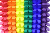 6-Piece Rainbow Themed Party Garlands (12 Ft. Each)