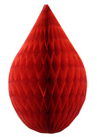 Mini 5 Inch Honeycomb Drop Decorations - 6-Pack - MULTIPLE COLORS